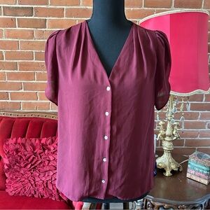 Cute burgundy blouse